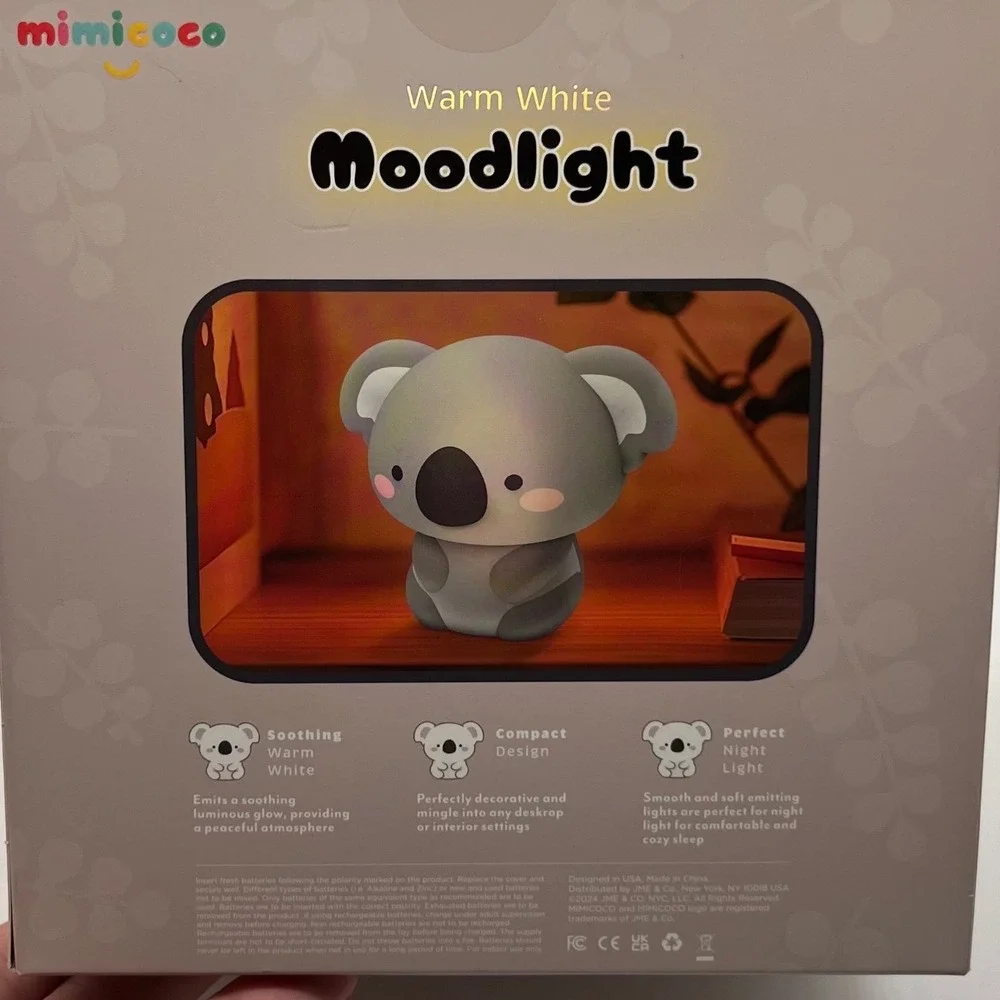 Mimicoco Molly Koala Moodlight Warm White Night Light Wireless‎
